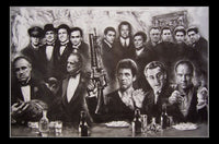 Gangsters Collage Rolled Poster Print - 36x24