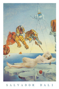 Salvador Dali Dream Caused By A Bee In Flight Poster Print