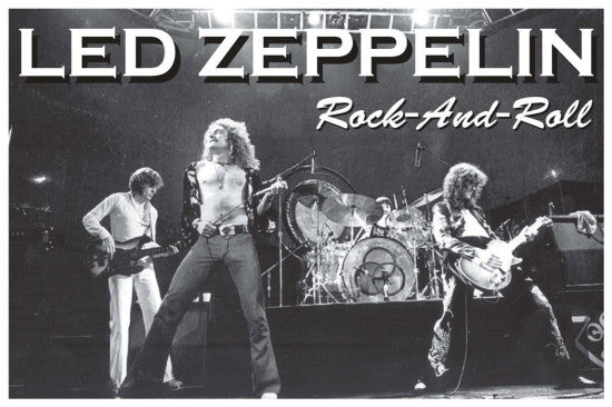 Led Zeppelin Rock 'N' Roll Poster Print - 34x22 | Posterazzi