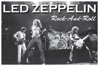 Led Zeppelin Rock 'N' Roll Poster Print - 34x22 | Posterazzi