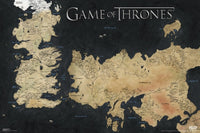 Game of Thrones Westeros Map Poster Print – 34x22