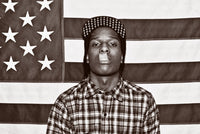 ASAP Rocky Stars & Stripes Poster Print - 36x24