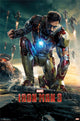 Iron Man 3 Movie Poster Print Featuring Robert Downey Jr.