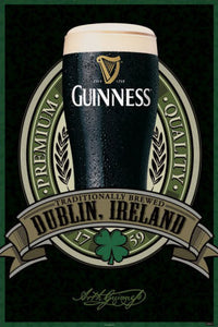 Guinness Pint Poster Print - 24x36 Rolled Poster