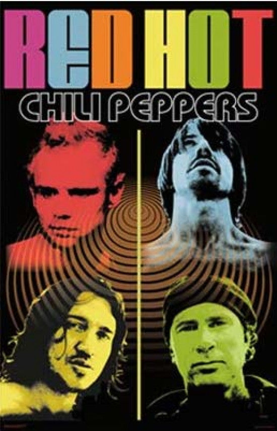 Red Hot Chili Peppers Quad Color Poster Print 24x36