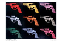 Andy Warhol Guns Gun 1982 Poster Print - Rolled Art Print