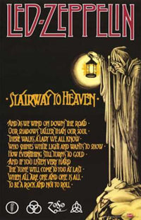Led Zeppelin Stairway to Heaven Poster Print 24x36