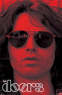 Jim Morrison Doors Red Poster Print - 24x36 | Posterazzi