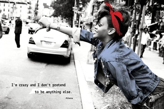 Rihanna I'm Crazy Poster Print - Rolled Poster 36x24