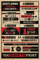 Fight Club Welcome Gentlemen Welcome Poster Print 22x34