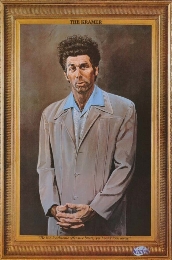 Kramer Seinfeld Poster Print - Classic Comedy Art 24x36