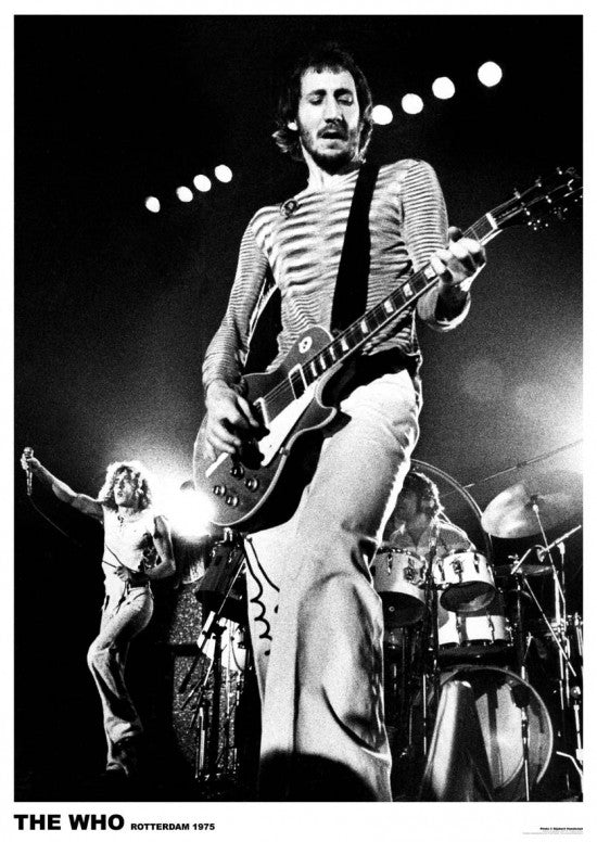 Who - Pete Townsend Live in Rotterdam 1975 Poster Print