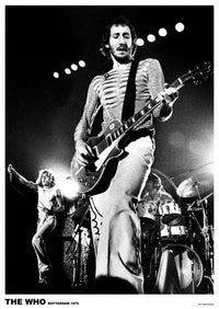 Who - Pete Townsend Live in Rotterdam 1975 Poster Print