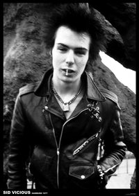Sid Vicious Leather Jacket Poster Print - 22x34