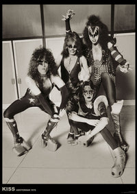 Kiss Amsterdam 1976 Poster Print - Rolled Poster 22x34