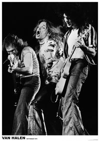 Van Halen Rotterdam 1979 Poster Print - 22x34 Rolled Poster