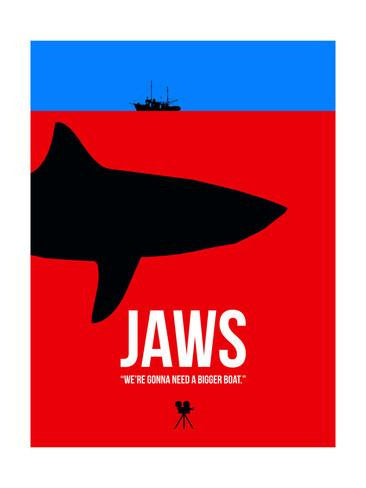 Jaws Bigger Boat Poster Print - 22x34 Rolled Poster