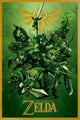 Zelda Links Poster Print - 22x34 Rolled Art Print