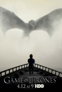 Game of Thrones Lion and Dragon Poster Print - 22x34