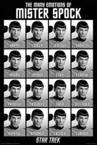 Star Trek Spock Emotions Poster Print - 24x36