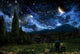 Alex Ruiz Starry Night Rolled Poster Print - 36x24