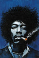Jimi Hendrix Spliff Painting Poster Print - 22x34