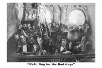 Make Way for the Bad Guys Sketch Poster Print - 24x36