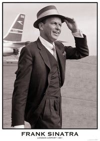 Frank Sinatra Airport Poster Print - Vintage Style Art