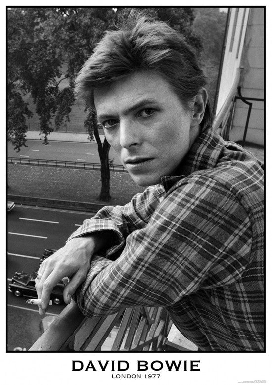 David Bowie Balcony Poster Print - 24x36 Rolled Poster