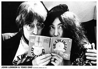 John Lennon & Yoko Book Poster Print - 34x22