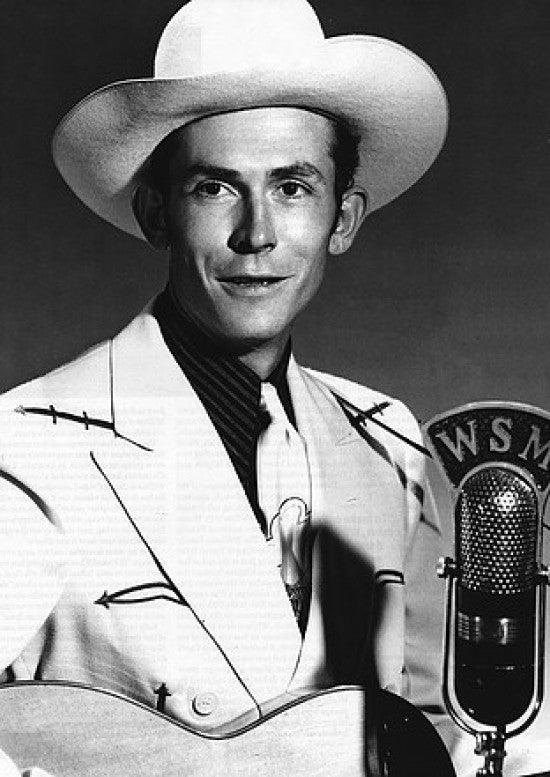 Hank Williams Mic Poster Print - 22x34 Rolled Art Print