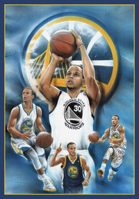 Stephen Curry Collage Poster Print - Perfect for Any Space