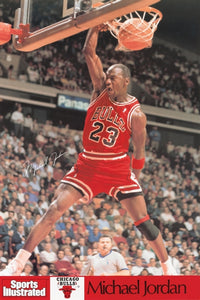 Michael Jordan SI Chicago Bulls Rolled Poster Print
