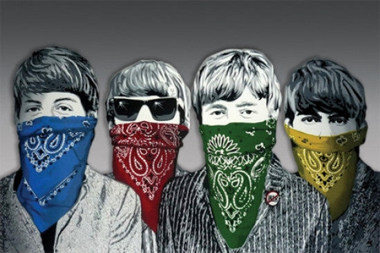 Beatles Bandanas Poster Print - 36x24 Rolled Poster
