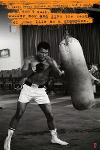 Muhammad Ali Punchbag Poster Print - 36x24 Rolled Poster