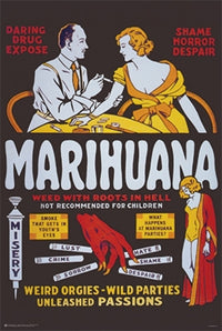 Marihuana Roots In Hell Rolled Poster Print - 22x34