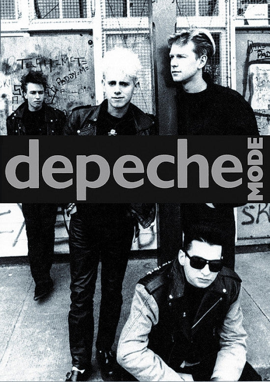 Depeche Mode Group Black and White Poster Print