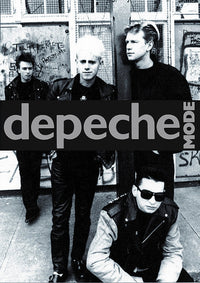 Depeche Mode Group Black and White Poster Print