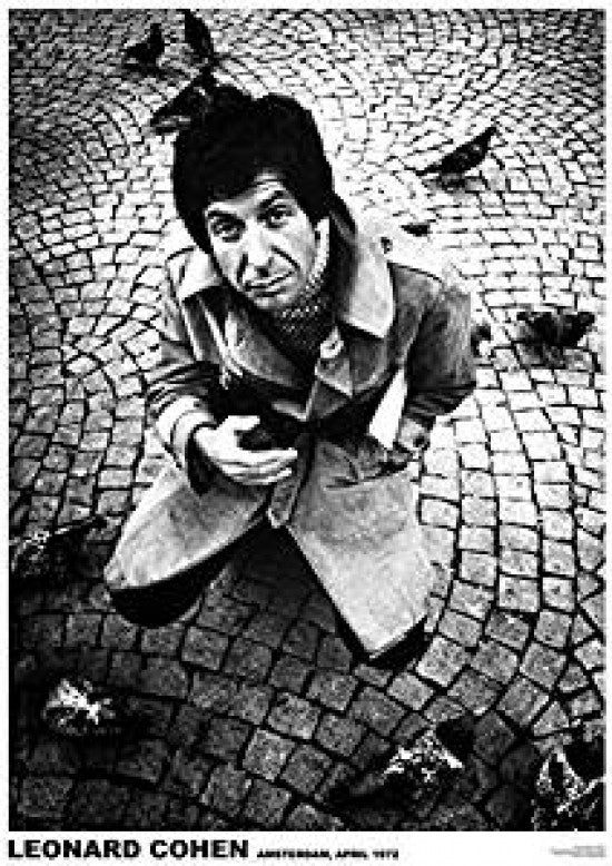 Leonard Cohen Cobbles Rolled Poster Print - 22x34