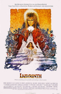 Labyrinth Movie Poster Featuring David Bowie - 24x36 Print