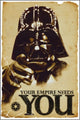 Star Wars Darth Vader Your Empire Needs You Poster Print (22x34)