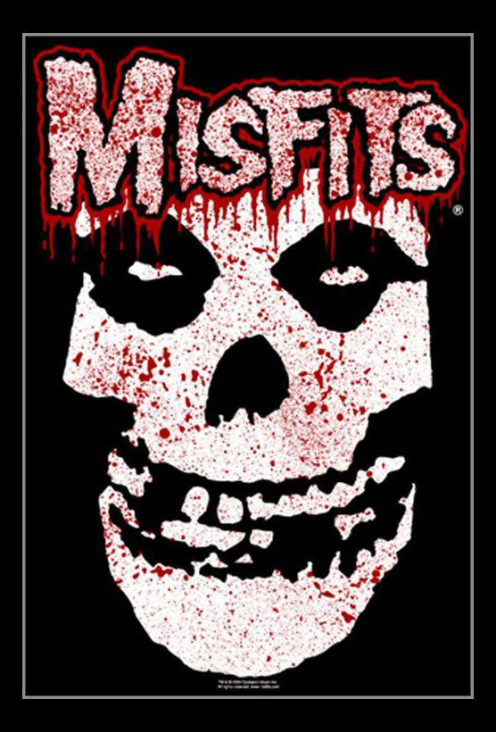 Misfits Splatte Splatte Skull Poster Print (22x34)