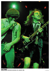 AC/DC Live at Madison Square Garden 1988 Poster Print
