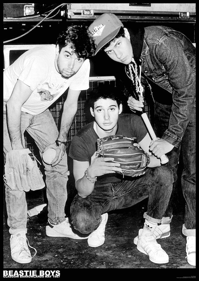 Beastie Boys Glasgow 1987 Poster Print - Vintage Concert Art