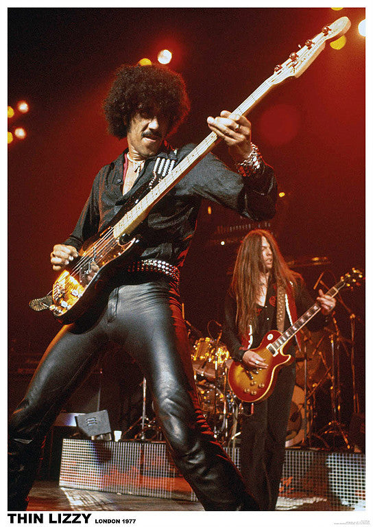 Thin Lizzy Live London Phil Lynott Poster Print (22x34)