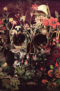 Bloom Skull Poster Print by Ali Gulec - 22x34