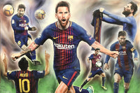 Lionel Messi Collage Rolled Poster Print 22x34 - Item # VARXPS1610