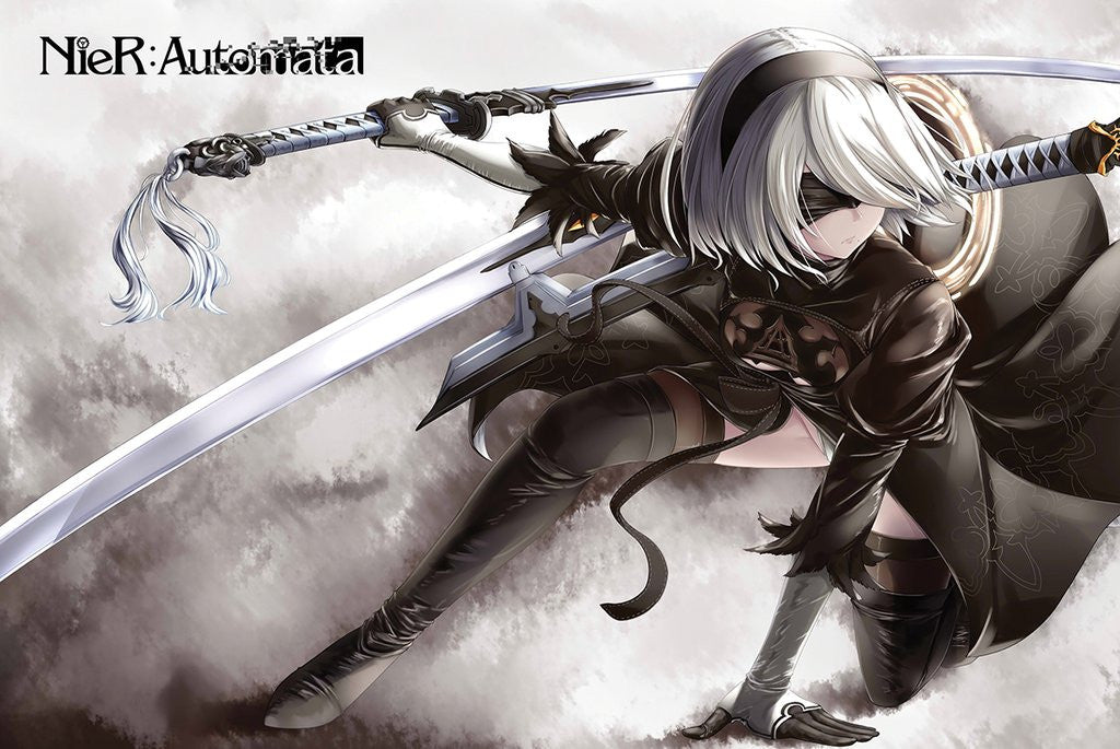 Nier Automata Gaming Poster Print - 22x34 Rolled Poster