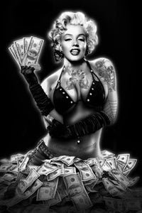 Marilyn Monroe Money Shot Rolled Poster Print - 22x34