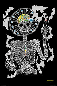 Dia De Los DMT Poster Print - Vibrant Artwork for Home or Office